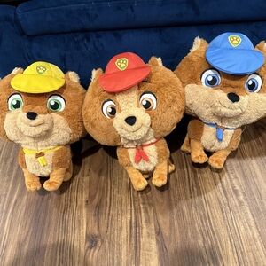 Lot Of 3 PAW Patrol Movie plushes